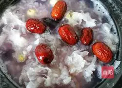 Illustration of how to make purple sweet potato and tremella porridge 10