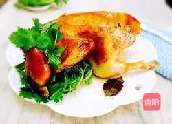 Illustration of how to bake chicken in rice cooker 6