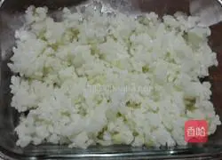 How to make baked rice with ham and mixed vegetables (microwave version) 2