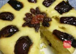 Milk Illustration of how to make fragrant corn cake 9