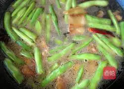 Illustration of how to make braised beans and noodles 6