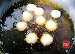 Illustration of how to make fried Lantern Festival 6