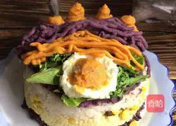 Illustration of how to make a good harvest birthday cake 11