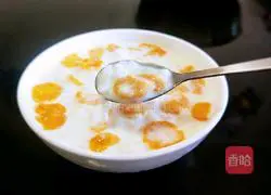 Illustration of how to make cereal milk rice porridge 10