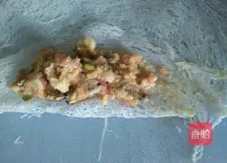 Mesh spring rolls Illustration of how to do it 3