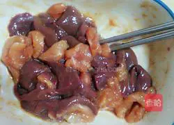 Illustration of how to make fried pork liver rice noodles 4