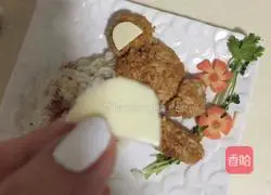 Illustration of how to make koala hand-shaped rice balls 11