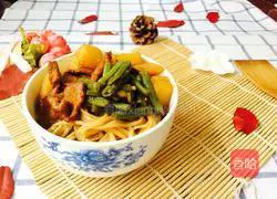 Illustration of braised noodles 16