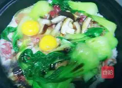 Illustration of how to make claypot rice 3