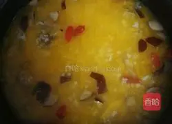 Red dates Illustration of how to make pumpkin and wolfberry porridge 7