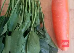 Illustration of how to make three-color flower rolls with braised vegetables 3