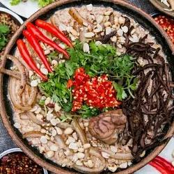 Hand-made rice noodles