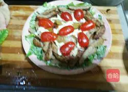 Potato Chips, Hamburger and Garden Salad Recipe Illustration 10