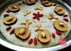 Illustration of how to make bean dregs hair cake 14