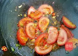 Illustration of how to make egg and vegetable fried pancakes 6