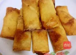 Illustration of how to make fried spring rolls 5