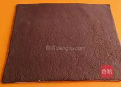 Illustration of how to make two-color flower rolls 7