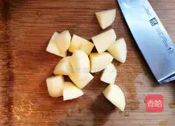 Apple Illustration of how to make porridge 8