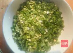 Illustration of making leek box 2