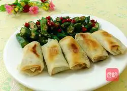 Illustration of how to make simple spring rolls 7