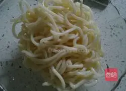 Cold sesame sauce Illustration of how to make noodles 4