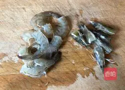 Illustration of how to make shrimp porridge 2