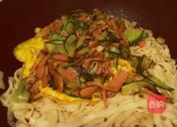 Illustration of how to make fried rice noodles 14