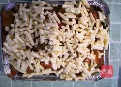 Illustration of how to make ham, winter melon and cheese baked rice (fresh vegetables) 4