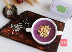 Purple sweet potato oatmeal rice paste recipe 12