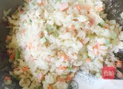 Illustration of how to make rice balls 4