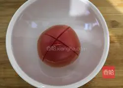 Illustration of how to make tomato, loofah and shrimp porridge 12