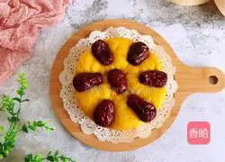 Illustration of how to make pumpkin hair cake 8