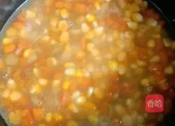 Illustration of how to make braised pork ribs and vegetable rice 13