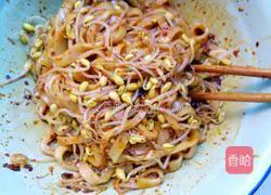 Illustration of how to make cold rice and noodles 6