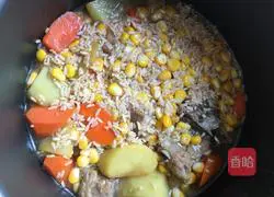 Illustration of how to cook rice in a lazy rice cooker 7