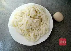 Illustration of how to make fried rice noodles 1