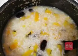 Illustration of how to make pumpkin, candied dates and rice porridge 9