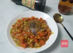 Kaiseki Red and White Curry Multigrain Rice Recipe Illustration 9