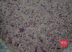 Illustration of how to make purple sweet potato cake 4 