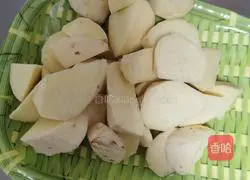 Illustration of how to make mung bean, lily and red date porridge 3