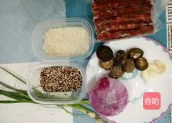 Illustration of how to make quinoa rice balls 1