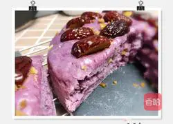 Illustration of how to make purple sweet potato cake 7