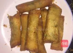 Illustration of how to make spring rolls 7