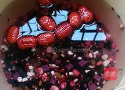 Purple sweet potato health porridge recipe 2