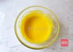 Illustration of how to make taro paste and meat floss cake box 5