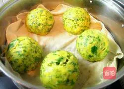 Illustration of how to make cornmeal wootoucai 6