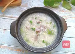 Illustration of how to make beef and vegetable casserole porridge 1