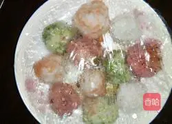 Illustration of how to make colorful rice balls 4