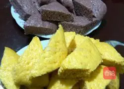 Pumpkin Illustration of how to make purple sweet potato cake 12