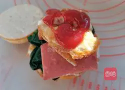 Illustration of how to make mini burger nutritious breakfast 18